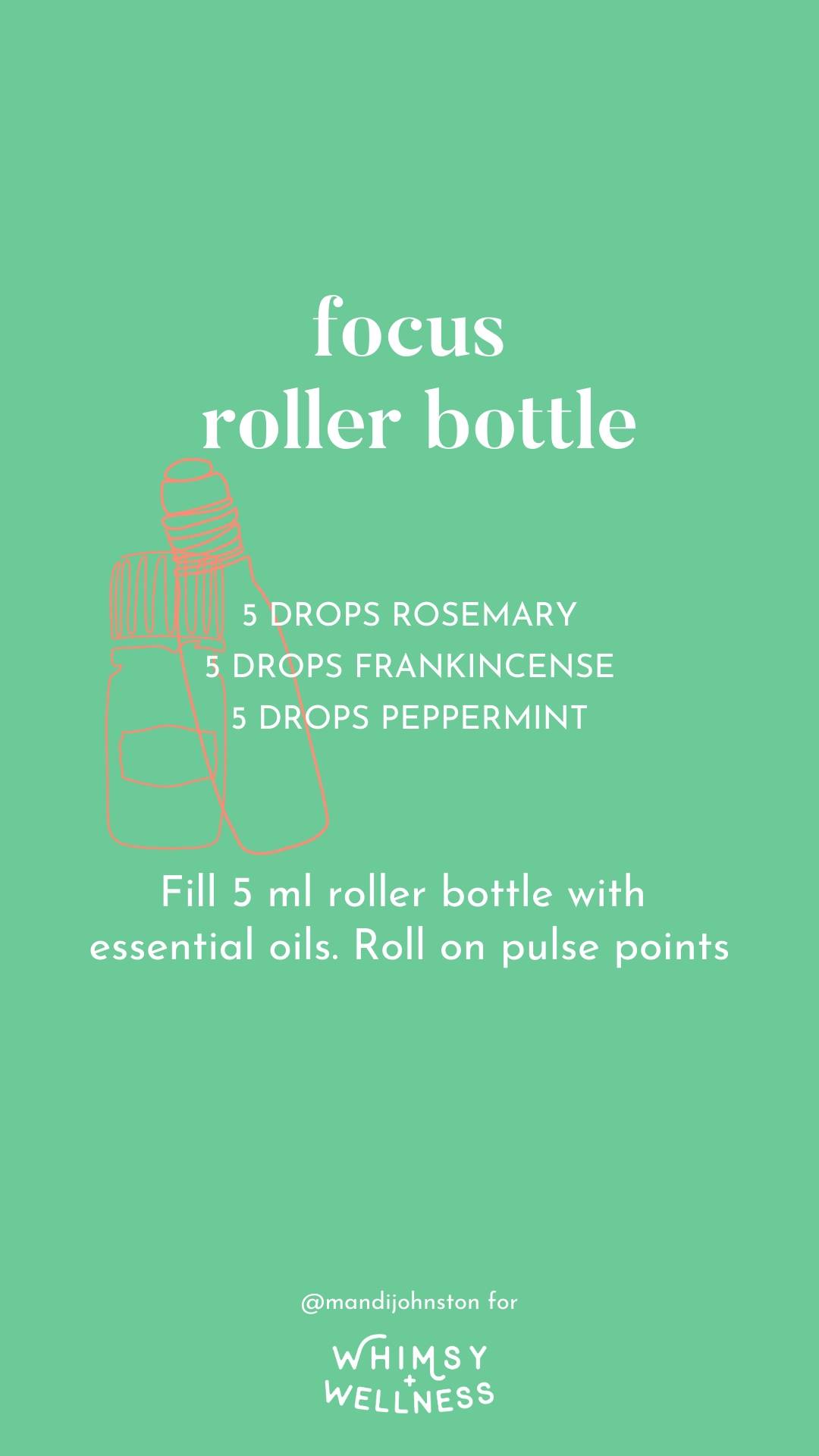 focus essential oil roller bottle mandi johnston doterra whimsy + wellness