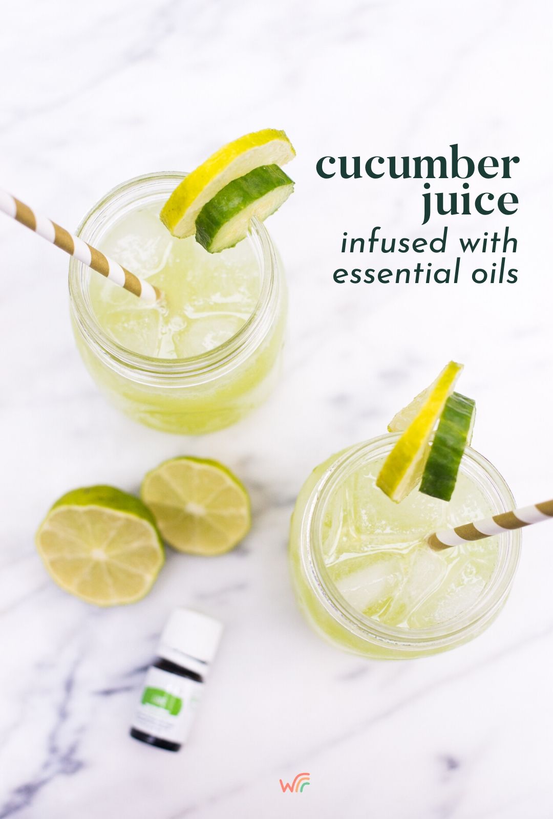cucumber juice infused with essential oils for detoxing, refreshing, and hydrating your mind whimsy and wellness
