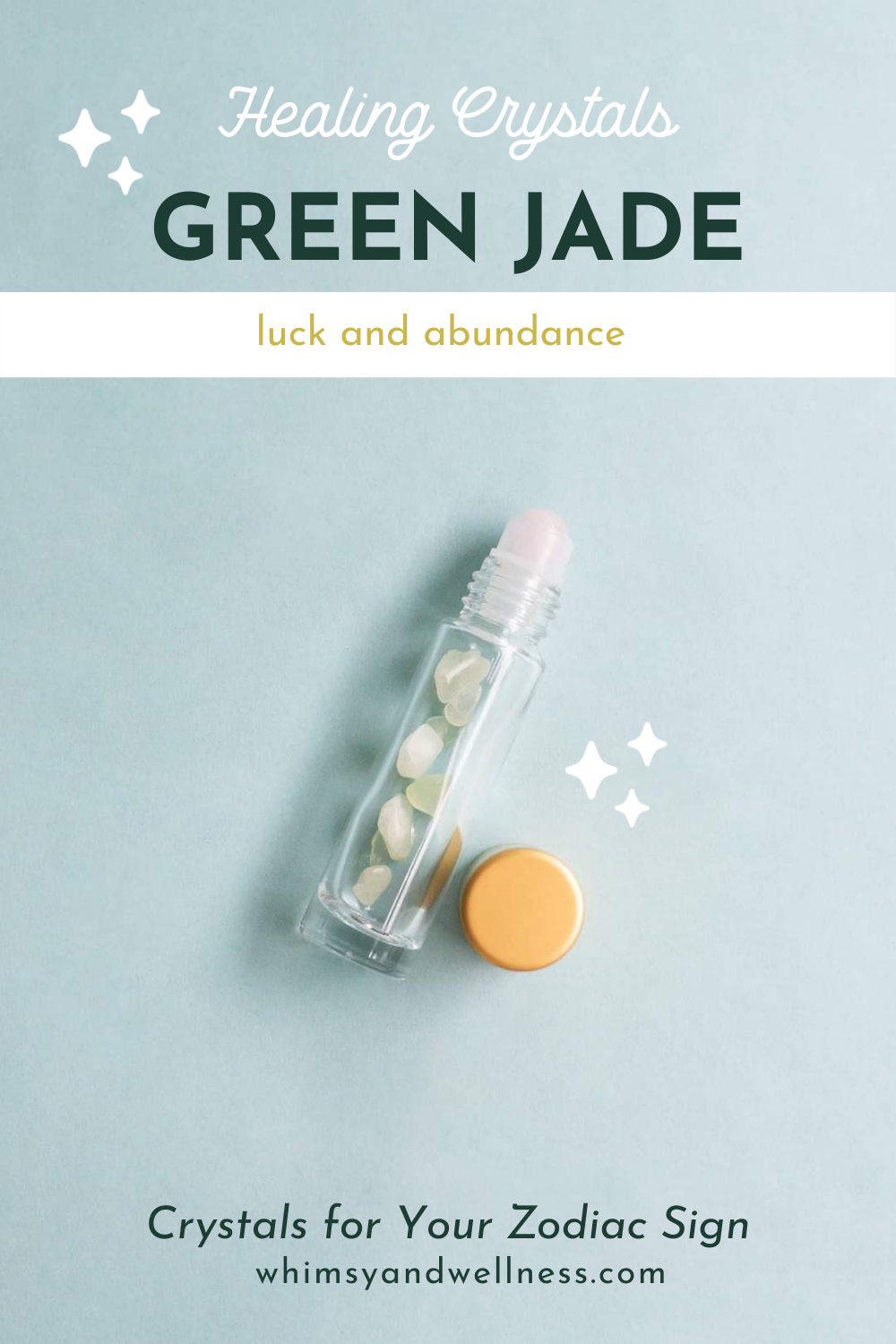Green Jade Graphic for Virgo