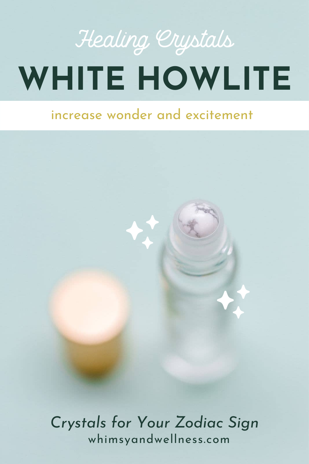 White Howlite for Virgo Blog