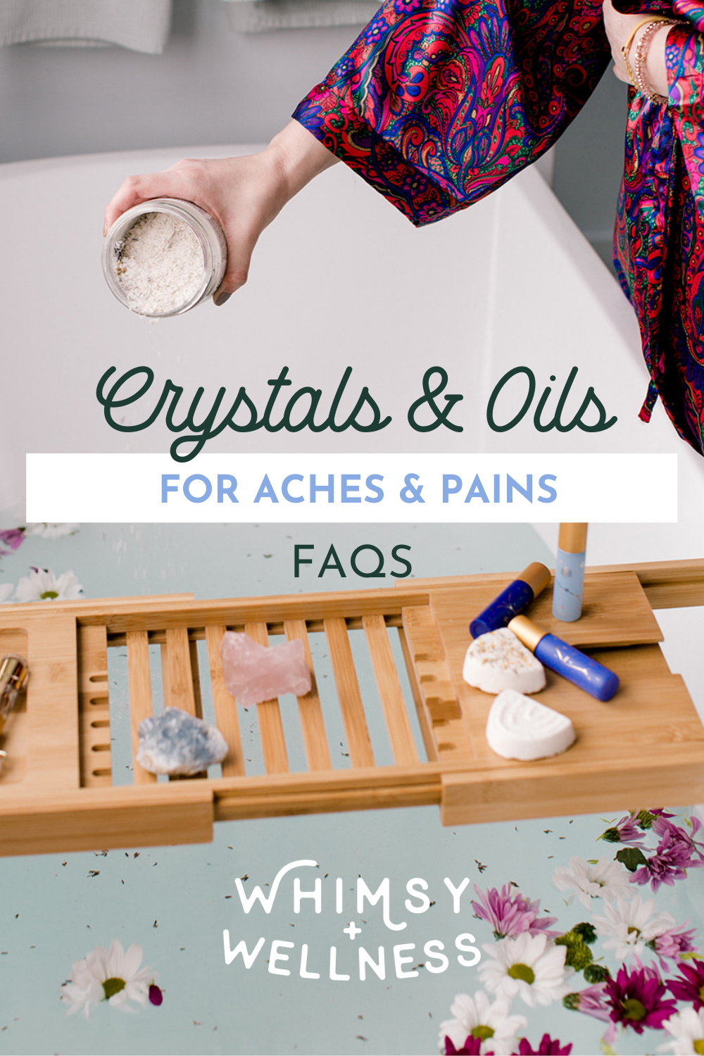 Crystals and Oils for Aches and Pains