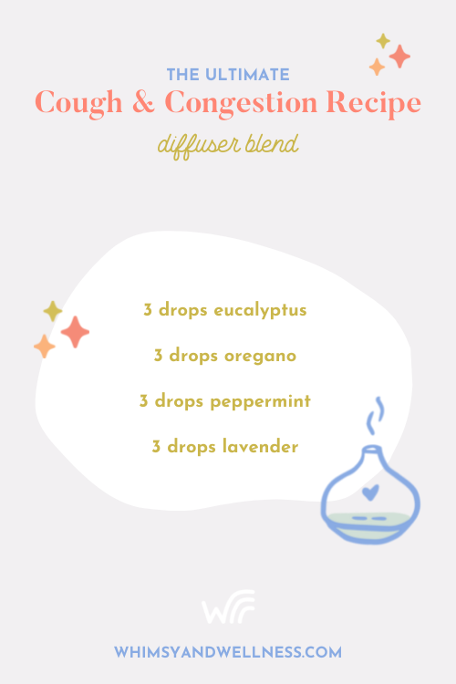 Cough and congestions diffuser blend recipe