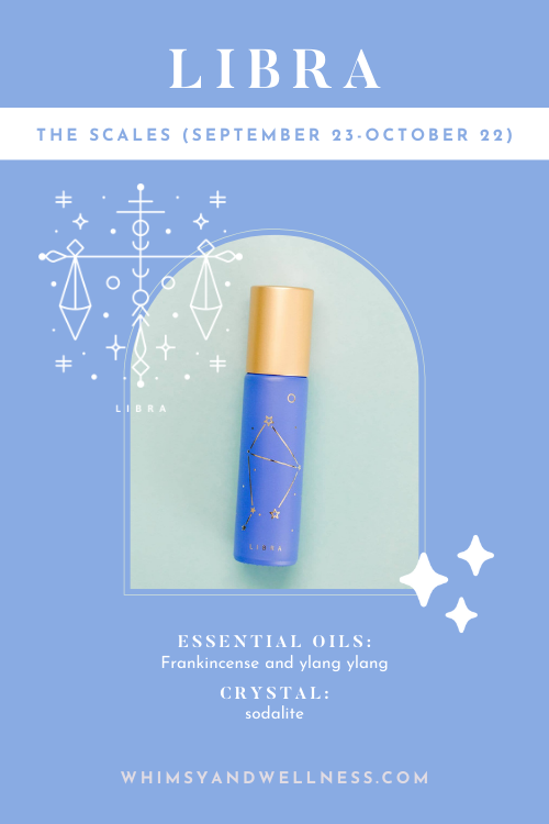 Libra zodiac essential oils and crystals