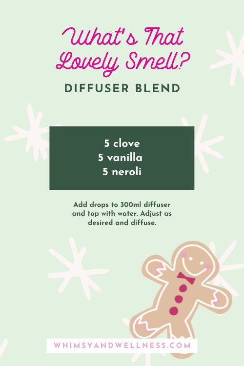 What's that lovely smell winter diffuser blend