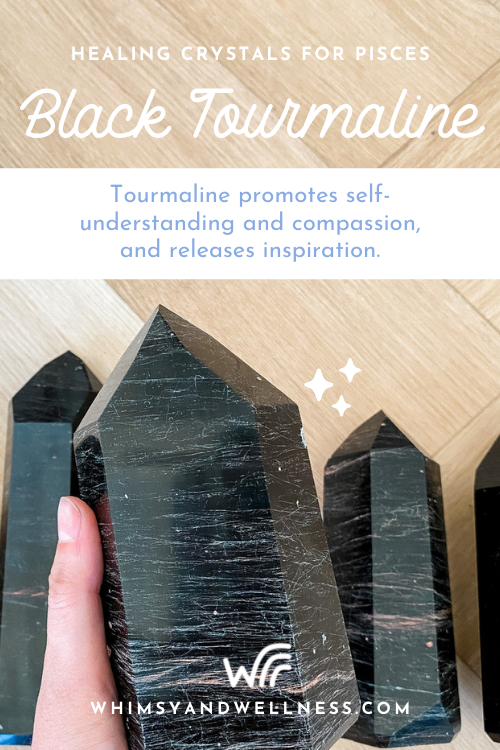 Healing Crystals for Pisces Black Tourmaline