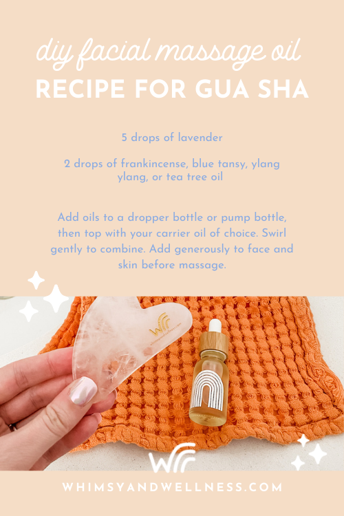 facial massage oil for gua sha